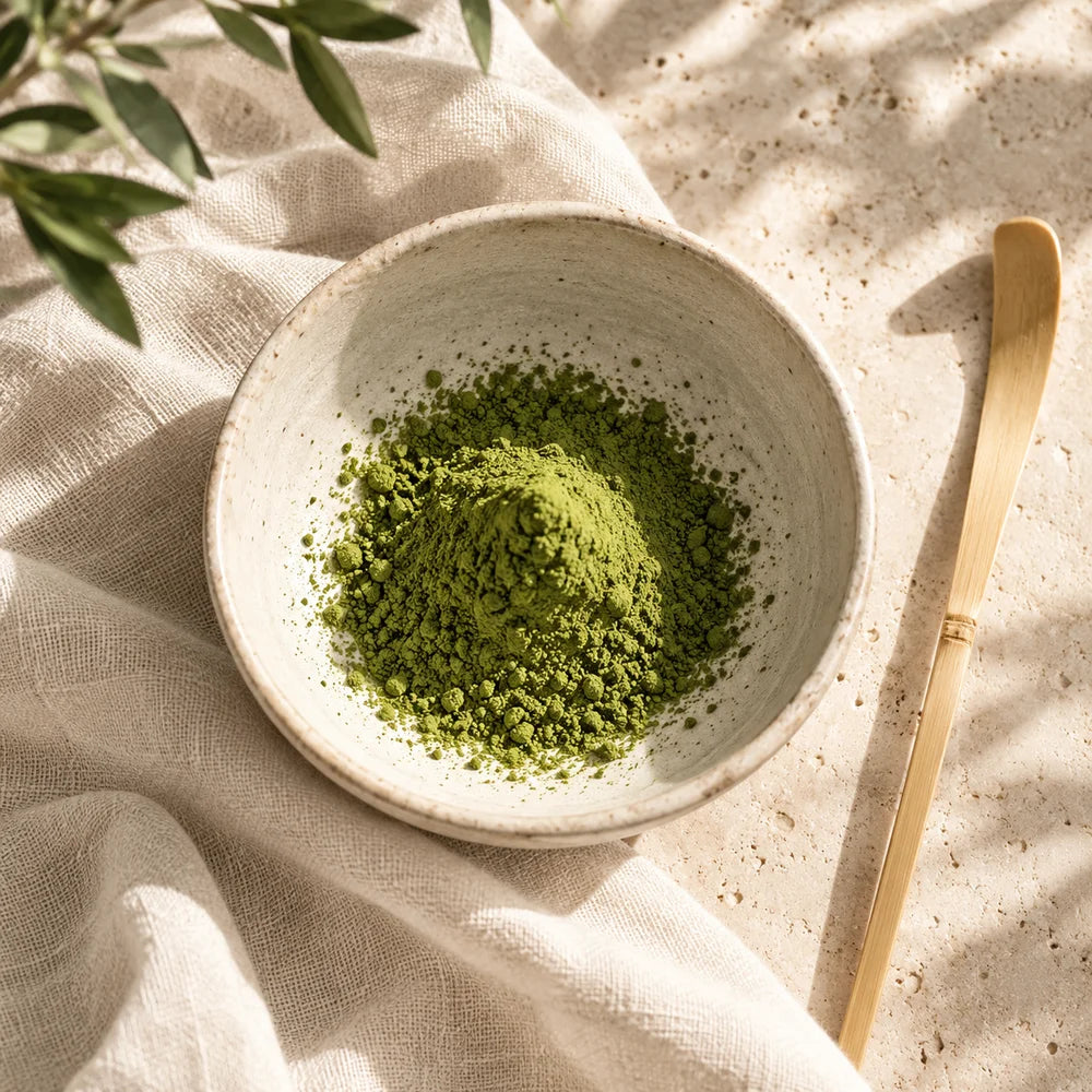 Finely sifted matcha