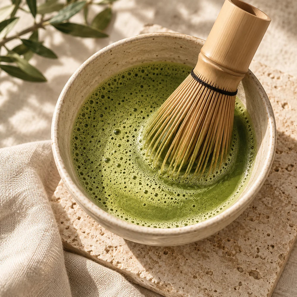 Preparing matcha